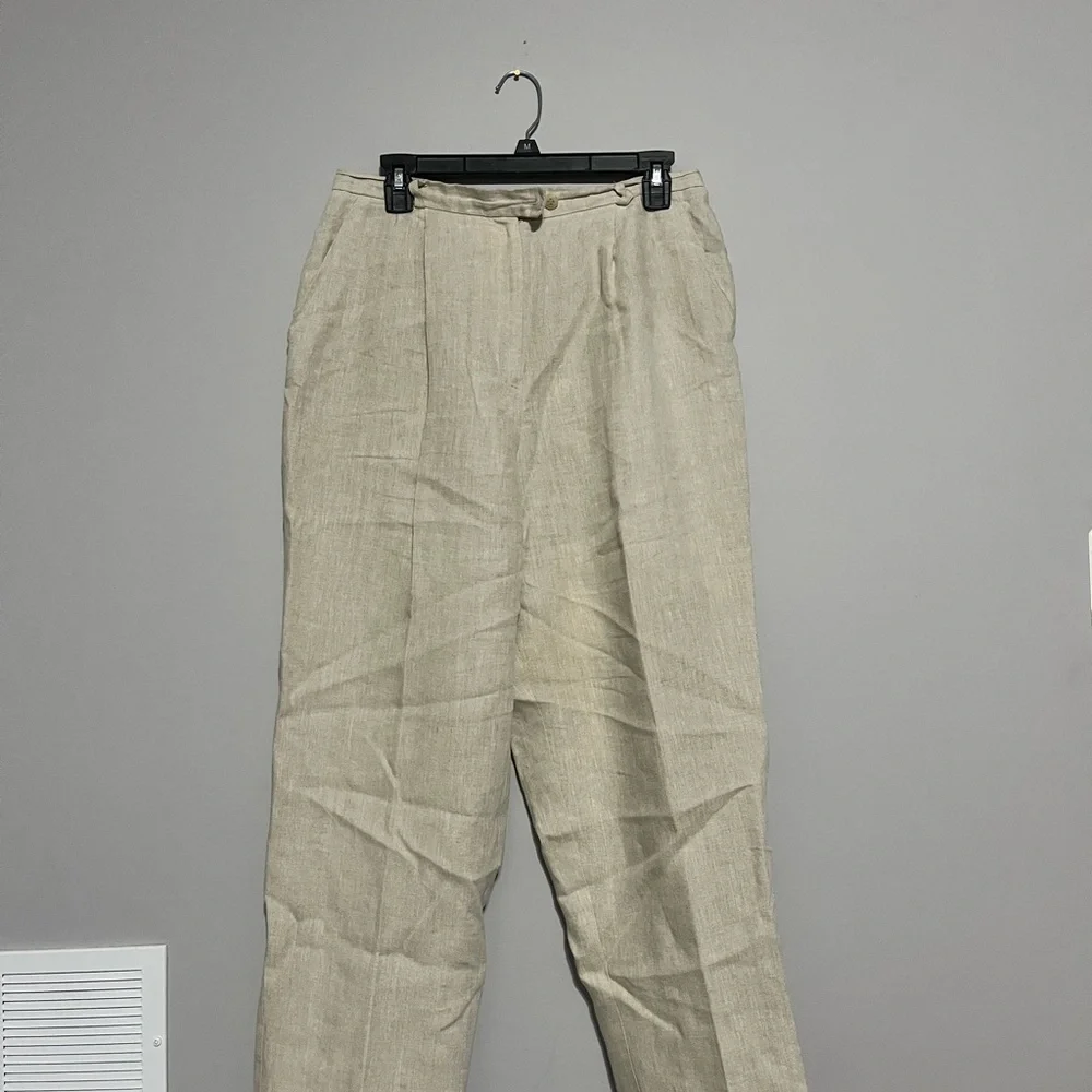 Talbots Tan Chinos Classic‎ Straight-Leg